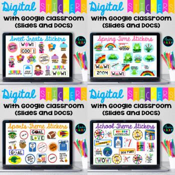 Google classroom is quickly becoming one of the most popular platforms for digital learning. Digital Stickers for Google Classroom Rewards BUNDLE ...