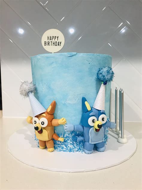 Bluey And Bingo Birthday Cake Unicorn Birthday Party Decorations