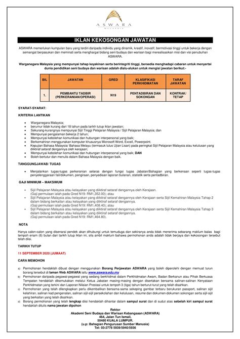 Pementasan malam gala 'tanah akhirku' hampir dibatal? AKADEMI SENI BUDAYA DAN WARISAN KEBANGSAAN (ASWARA)