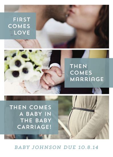 First Comes Love Then Come Marriage Then Comes Baby Baby Viewer
