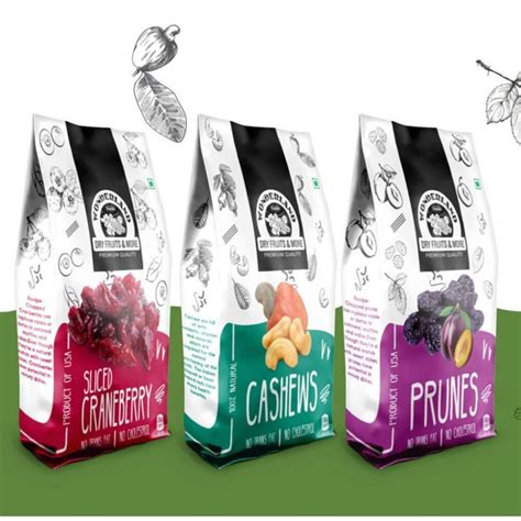Creative And Inspiring Dry Fruits Packaging Design Samples