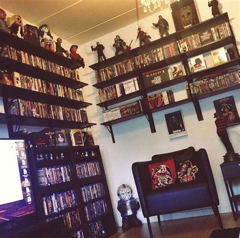 Looking for a great horror movie to watch tonight? Horror decor … | Horror decor, Horror room, Goth home decor