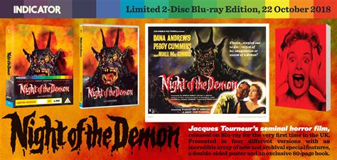 Night Of The Demon Blu Ray Limited Edition Powerhouse Films Uk Hi Def Ninja Pop
