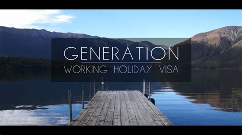 The subclass 462 work and holiday visa allows participants to engage in cultural exchange and. Teaser - Génération Working Holiday Visa - YouTube