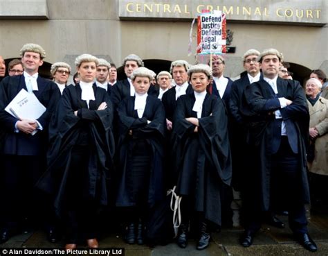 Barristers Walk Out In Protest At Plans To Slash £220million From Legal Aid Budget Daily Mail