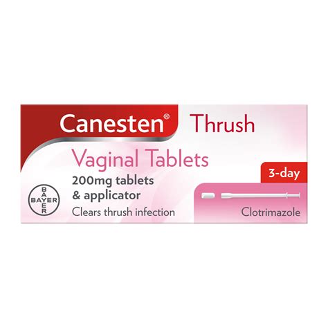 Canesten Thrush Day Vaginal Tablets Canesten Products