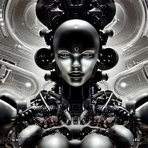 Futuristic Metropolis Cyborg Art Print Modern Sci Fi Wall Etsy