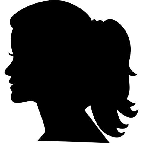 Side View Shape Woman People Female Silhouette Silhouettes