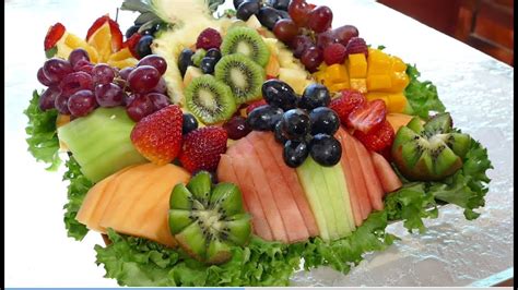 How To Make A Fruit Platter Like A Professional Youtube
