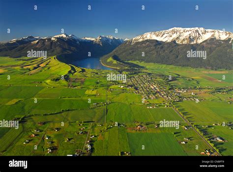 Wallowa Lake Aerial Hi Res Stock Photography And Images Alamy