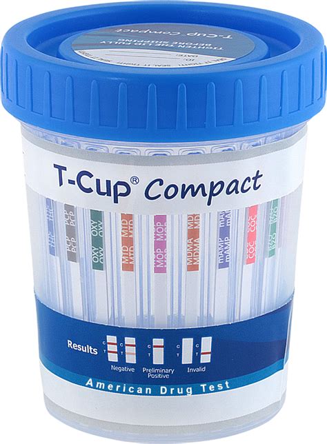 12 Panel T Cup Compact Drug Test Cup Clia Waived Free Shipping 25