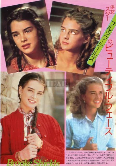 Brooke Shields 1979 Japan Picture Clipping 8x11 Njv 399 Picclick