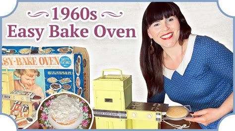 I Bought A Vintage 1960s Easy Bake Oven And Baked A Mini Cake Youtube