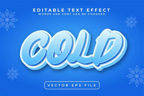 Cold Text Effect Graphic By Gilangmaharaja · Creative Fabrica
