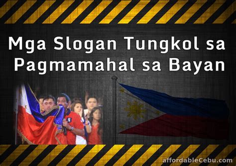 Mga Slogan Tungkol Sa Pagmamahal Sa Bayan Philippine Government 30426