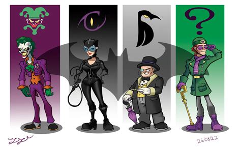 Batman's Rogues Gallery Part 1. by TheOmegas2 on DeviantArt