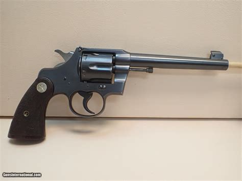 Colt Officers Model Target 38spl 6 Heavy Bbl Blued Revolver 3rd Issue
