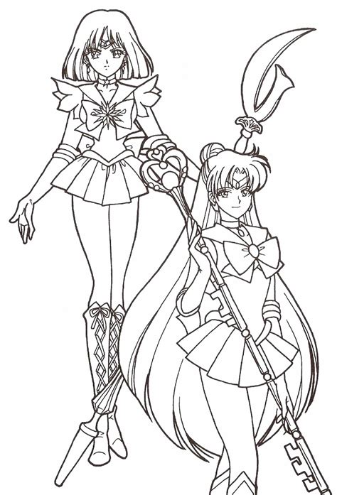 Printable Sailor Moon Coloring Pages