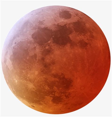 Red Moon Png Clip Art Image Lunar Eclipse Clipart Transparent Png