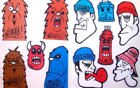 Graffiti Sticker Characters Ideas