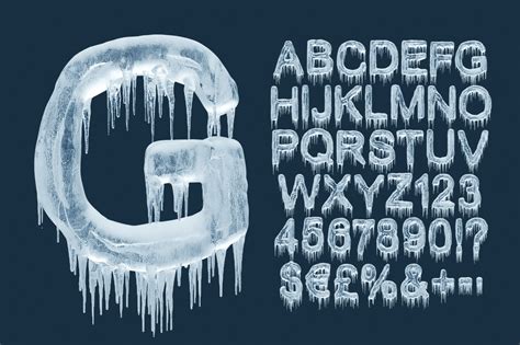 Melting Ice Font