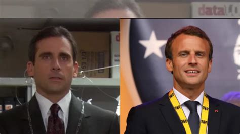 Is French Prez Emmanuel Macron The Real Life Michael Scott From The