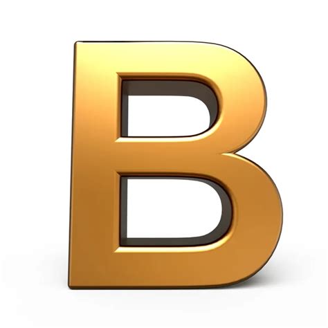 The Letter B In Gold — Stock Photo © Zentilia 8292937