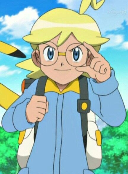 Clemont♥ I Love It When He Touch His Glasses Pokemon Personagens