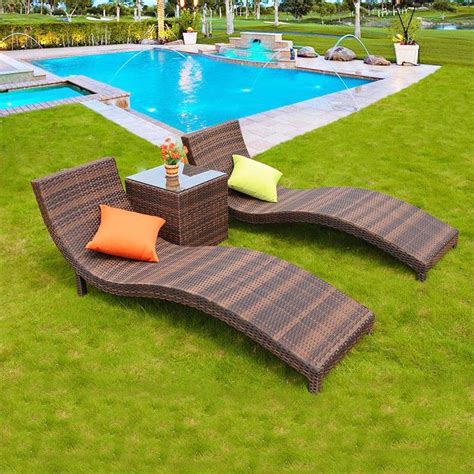 Hot Sale Cheap Price Patio Swimming Pool Furniture Sun Bed Beach Chair