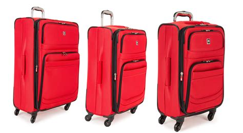 Delsey Luggage D Lite 3 Piece Expandable Nested Spinner Luggage Set Ebay