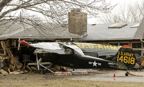 No One Badly Hurt When Small Plane Crashes Into Kansas House