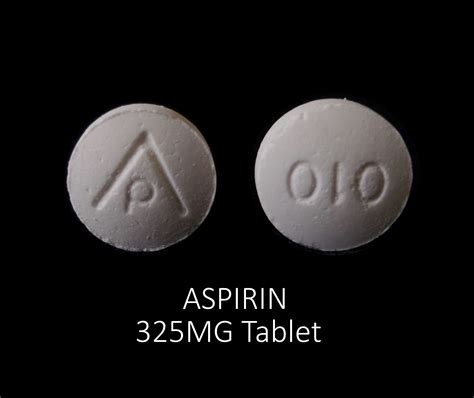 Pill Identifier Aspirin 325 Mg Size Shape Imprints And Color