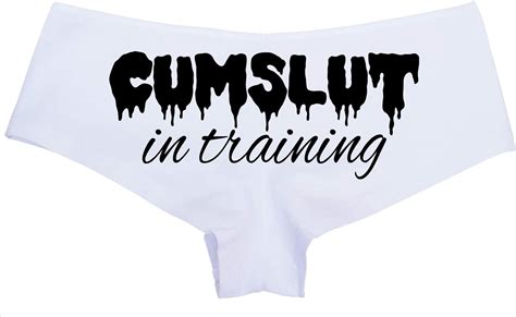 knaughty knickers cumslut in training submissive oral sub slut white panty ddlg at amazon women