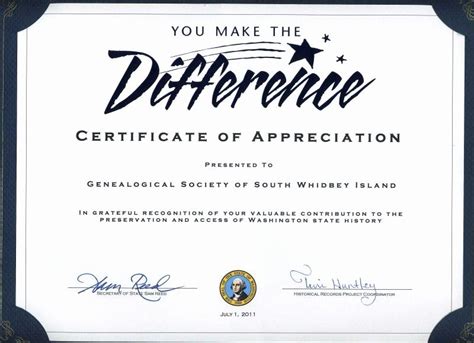 30 Volunteer Certificate Of Appreciation Templates Example Document