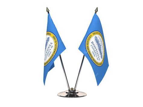 Miniature Flag Of Boston Massachusetts Massachusetts, Pole, Busines
