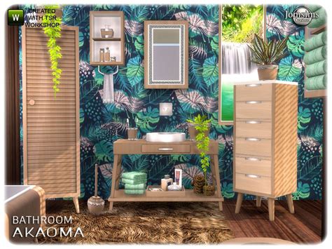 The Sims Resource Akaoma Bathroom Part2