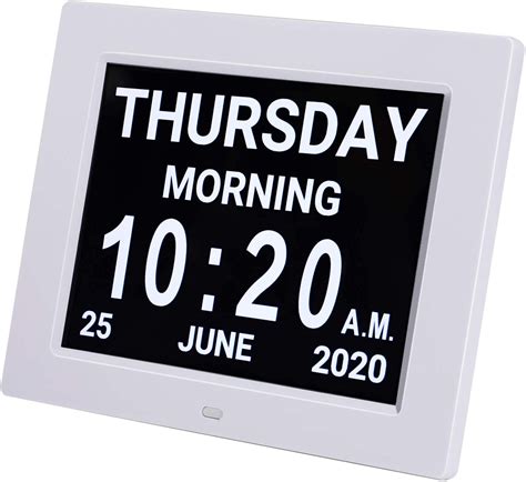 Thank you for your tender mercies towards those with this condition, we pray, amen. Digital Calendar Alarm Day Clock - with 8" Large Screen ...