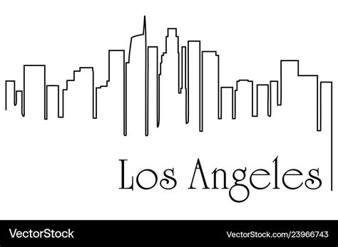 Los Angeles Vector Map Photos Cantik