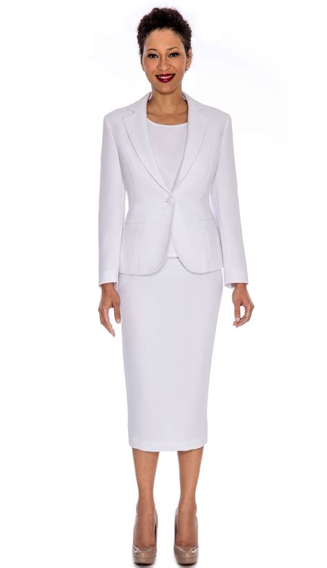 Giovanna 0823 Wh With Images Suits For Women Church Suits Women Church Suits