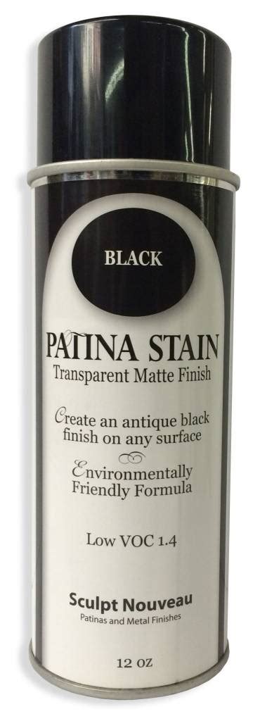 Black Patina Stain Ef Matte 12oz Spray Can The Compleat Sculptor