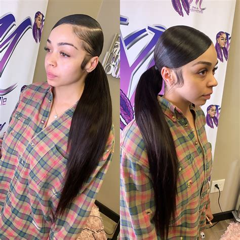 10 Side Part Ponytail With Weave Fashionblog