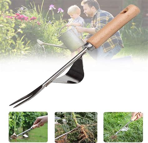 Stainless Steel Hand Weeder Tool Garden Weeder Hand Toolergonomic