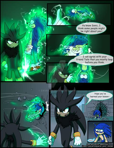 Rival Battle Page 4 Sonic Art Sonic And Shadow Sonic Fan Characters