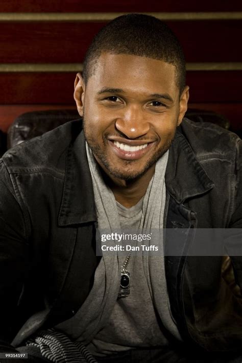 Usher Poses During A Portrait Shoot In Los Angeles California On