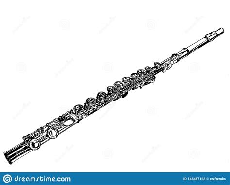 Flute Silhouette Stock Illustrations 1484 Flute Silhouette Stock