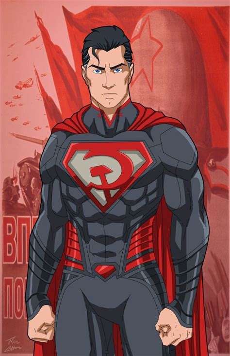Red Son Superman Color By Dannyk999 Heróis De Quadrinhos