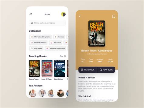 E Book Mobile App Uxui By Nasim ⛹🏻‍♂️ On Dribbble