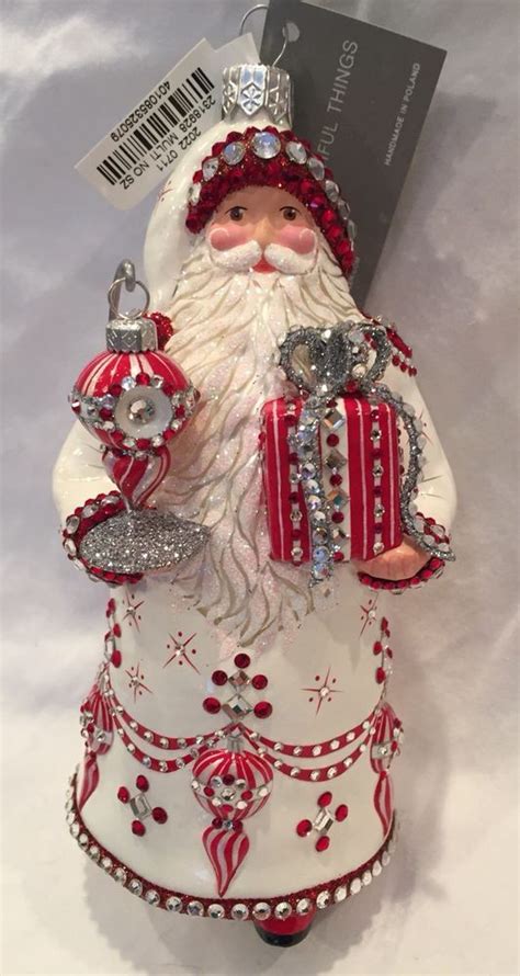 Patricia Breen Neiman Marcus Exclusive Decorating Santa Ornament