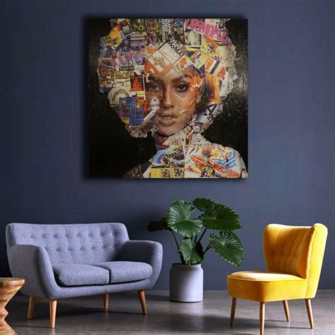 Pop Art Face 2 By Wojtek Babski 2019 Painting Acrylic Collage On