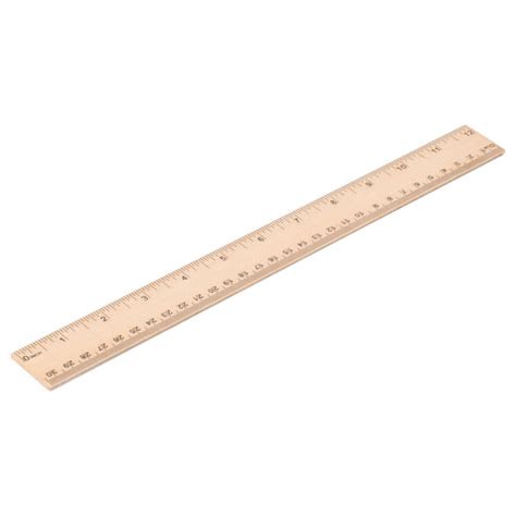 Universal Unv59021 Flat Wood Ruler With Double Metal Edge 116